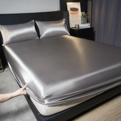 International Imitation Silk Fitted King Sheet, Single Mattress Cover, Bedspread & Protector