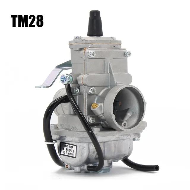 Motorcycle TM Flat Slide Carburetor For Mikuni  TM28 TM30 TM32 TM34 TM38mm For Kawasaki KX125 KX150 CR250