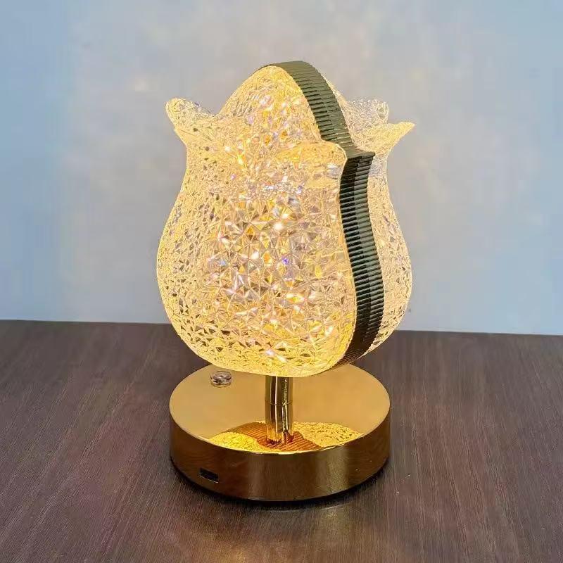 Star Moon Night Light: Touch-Activated, Three-Color, Rechargeable Atmosphere Lamp - Perfect Birthday Gift for Bedrooms
