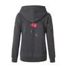 Womens Best Friend Long Sleeve Hoodie Sweatshirt Hooded Pullover Tops Blouse 
