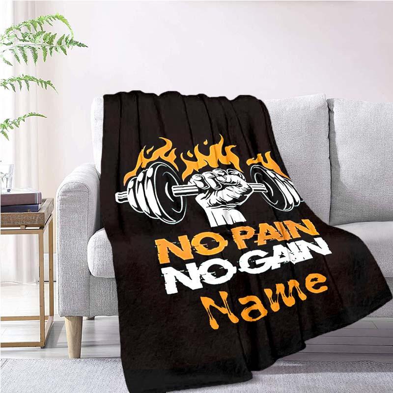 Exercise Customize Your Name Blanket Warm Comfortable And Soft Blankets Are Suitable For Home Chairs Office Sofas Sofas Office Camping And Gifts For