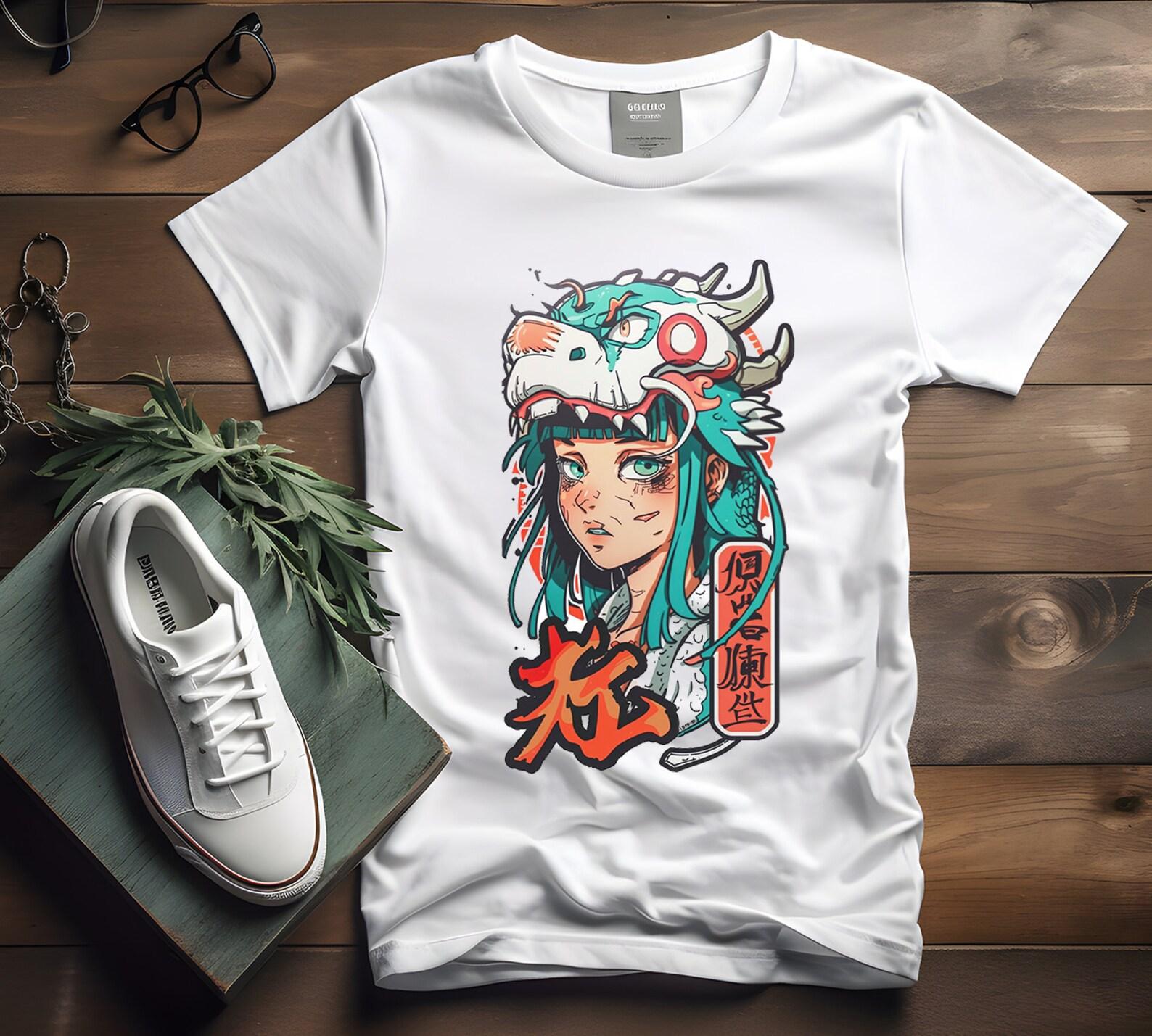 Year of the Dragon T-shirt: Comic Girl, Chinese New Year Gift L