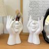 1PC Creative Human Body Art Makeup Brush Holder Modern Abstract Art Bust Flower Vase Pot For Home Vanity Desktop Decor Organizer