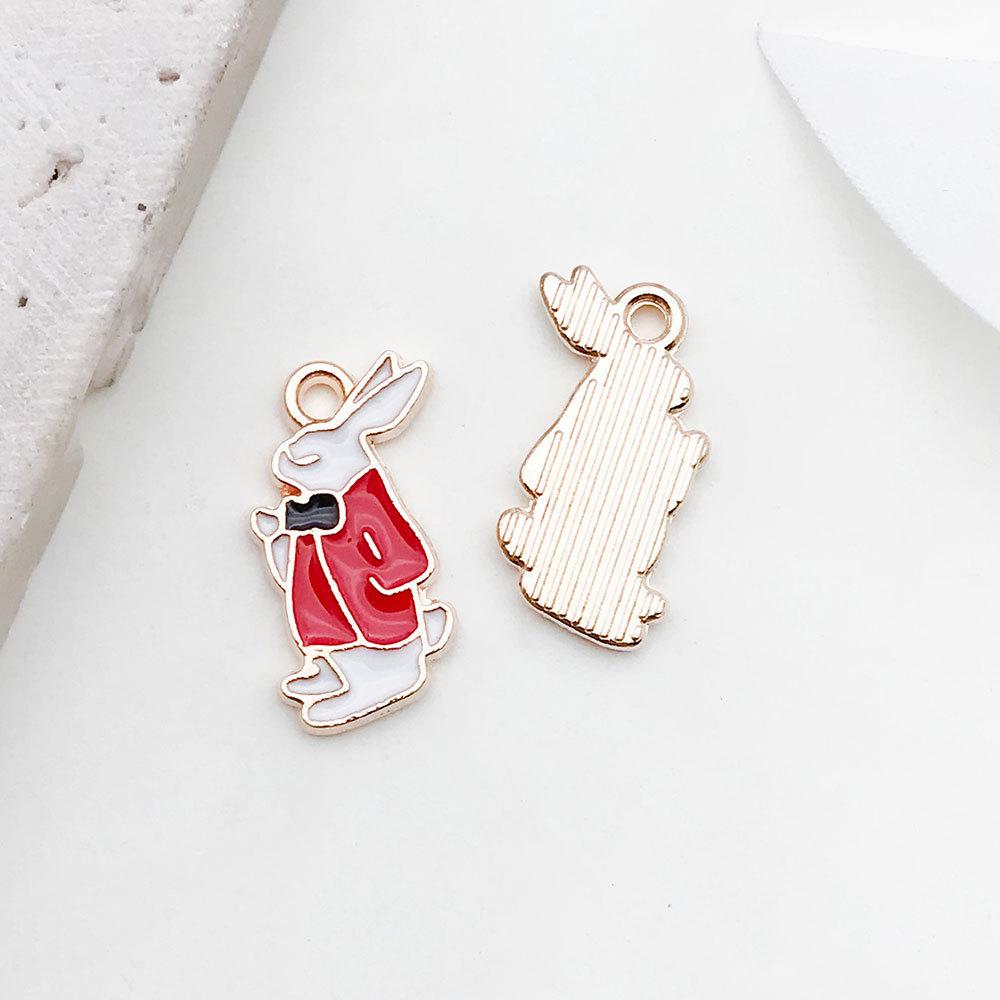 Red Cherry Blossom Oil Drop Keychain & Earrings Set: DIY Jewelry & Hair Accessories