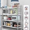 Beifu 4-Tier Carbon Steel Kitchen Storage Shelf