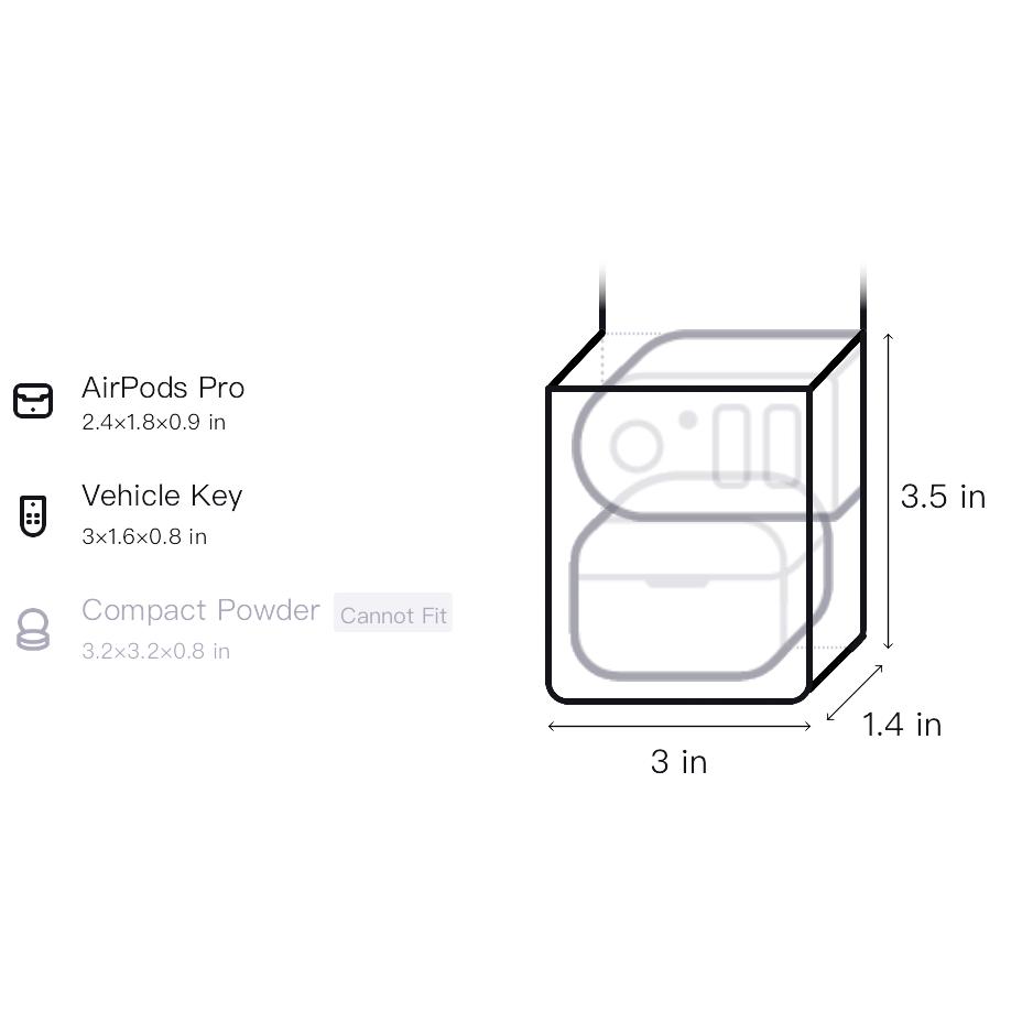 New COACH Leather Bag Accessory Mini Women's Denim Color CZ084-IMDEI