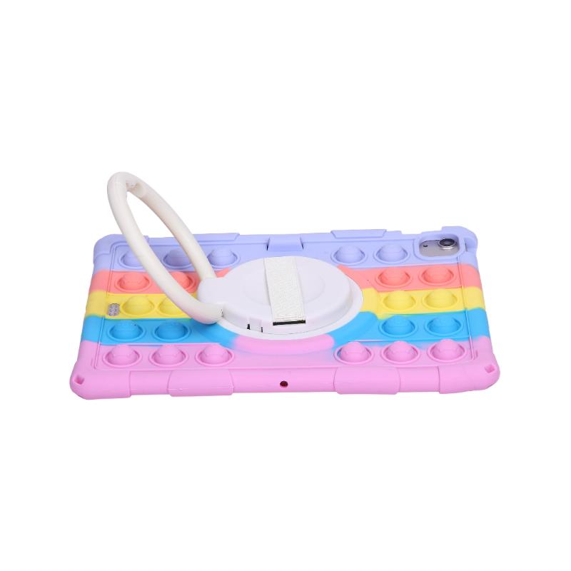 Capa à prova de choque para tablet, ipad pro 11 12.9 m2 m1 360, suporte giratório, alça de mão, ipad air 5 10.9 2022 10th air 4 2020, funda