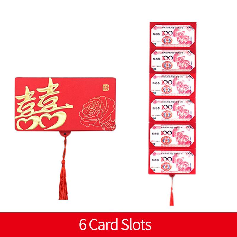 Red Folding Envelope Lucky Red Money Envelopes New Year Wedding Money Bag Children Gifts Birthday Hongbao Pocket
