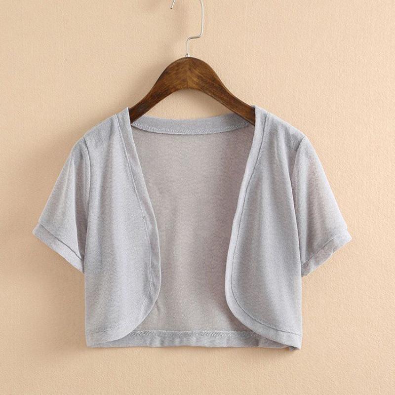 Women's Lightweight Chiffon Shawl - Sun Protection, Air Conditioning Friendly Bolero Cardigan