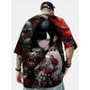 Sexy Beauty 3D Printed T-shirt Anime Men's and Women's Short Sleeves