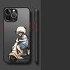 Cartoon Cute Couple Case for iPhone 17 Pro Max Air 16 Plus 7 8 SE 14 15 13 Mini 11 12 XS XR Funda Back Phone Cover