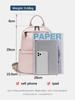 Zency Women's Daypack Travel Backpack Genuine Leather Large Capacity For Commuters Multi-pockets