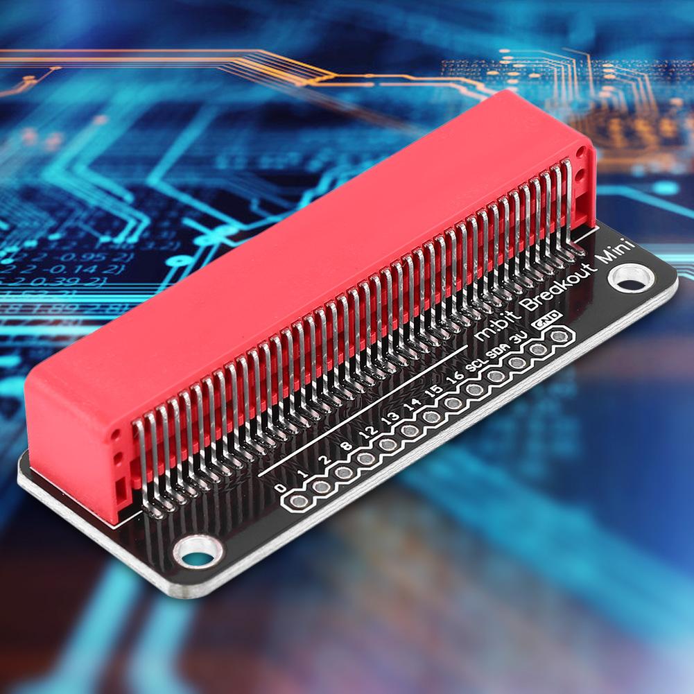 Extension Board Gold Plating MINI Micro:bit Components Parts 2.54mm Pin(Red)