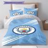 City Team Bedding Quilt Set Quilt Cover Pillowcase Home Decoration Birthday Gift (1 * Duvet Cover + 2 * Pillowcase, Without Core)