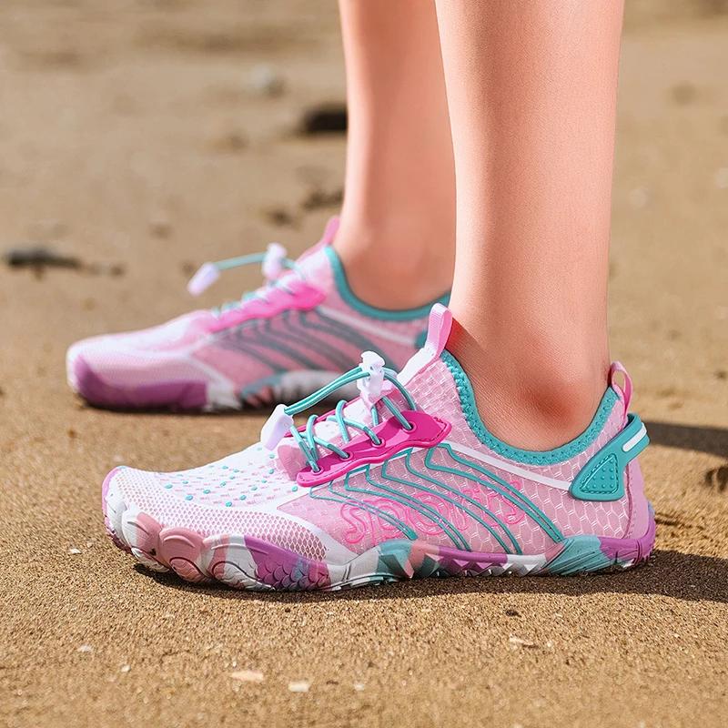 Quick Dry Wading Shoes for Men Breathable Women's Beach Barefoot Aqua Shoes Anti-slip Water Sports Shoes Surfing Diving Fishing