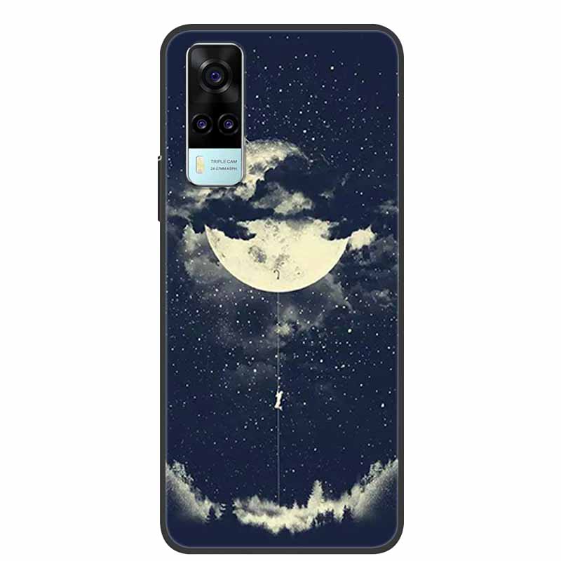 For vivo Y31 2021 Case Shockproof Soft silicone TPU Back Cover For Vivo Y53S 4G Y31 2021 Y 31 Case V2036 Phone Case Cute Cartoon