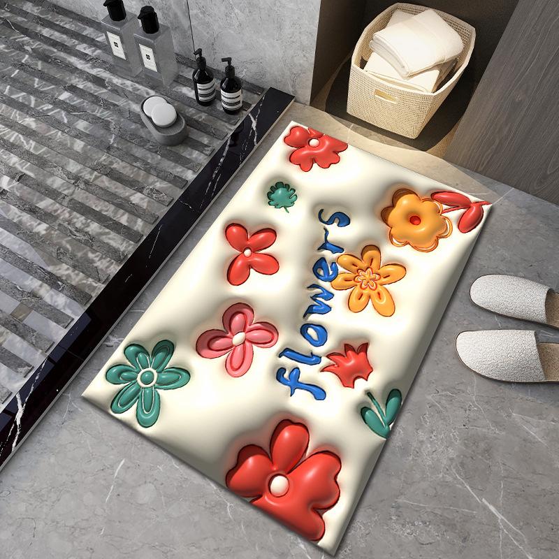 Diatomaceous Earth Quick-Dry Anti-Slip Bath Mat – Easy-Clean, Dirt-Resistant