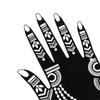 Nuovo Stencil Tatuaggio Henna Moda Tatuaggi Temporanei Mano Kit Pittura Body Art DIY Adesivo Modello Matrimonio Indiano Strumenti Kit Pittura