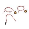LED Toy Car Lights Remote Control Car Spotlights with   Metal Bracket 12mm Diameter RC Car Flashing Light Strips