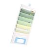 Wall Mounted File Organiser 6 Pocket Expandable Document Case Letter Size Folding Sorting Bag for School Office Supplies
