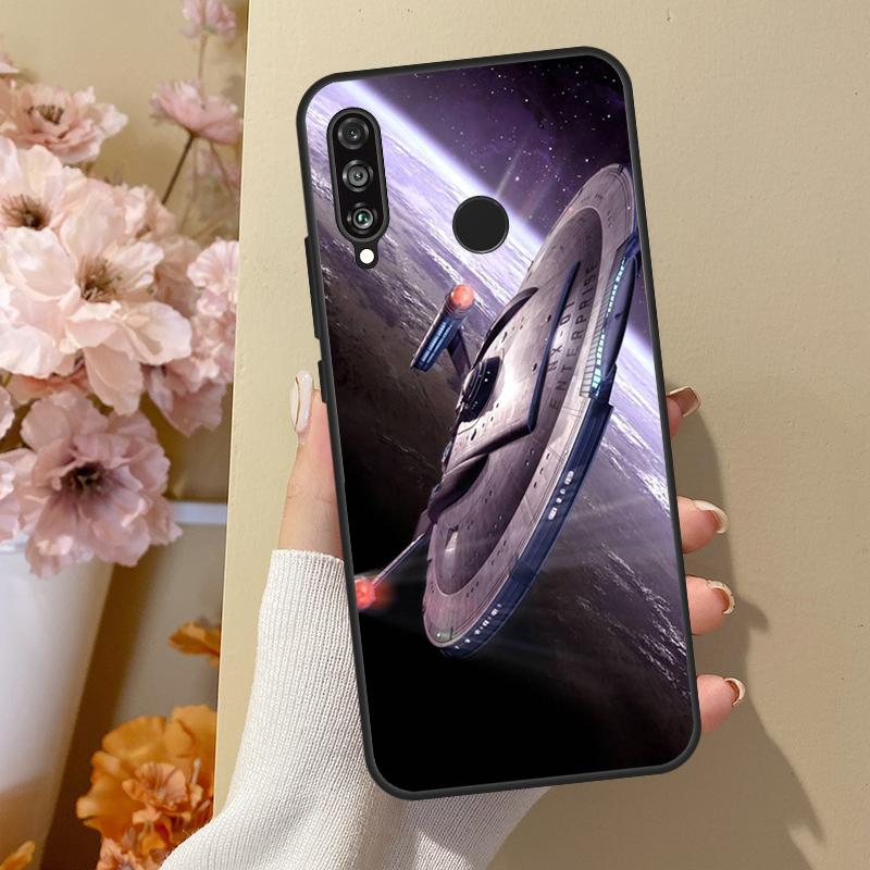 Space Ship Art For Huawei Nova 12i 8i 11i 12s 9 10 SE Y60 Y70 Y90 Y72 Y73 Y61 Y91 P60 Pro P30 P40 Lite Case
