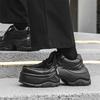 Original Design S/A New Street Sport Style Black Leather Height Increasing Shoes For Men's Teenagers Daily Dress Trend Shoes