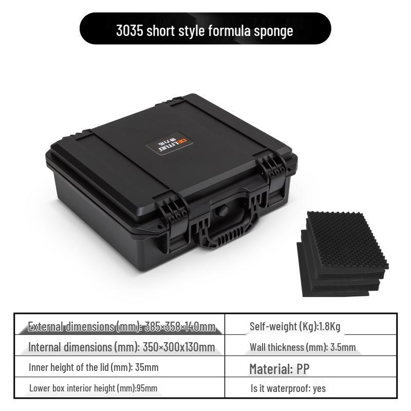 קופסת הגנה מפלסטיק עמידה למים ועמידה בפני זעזועים למצלמה וציוד