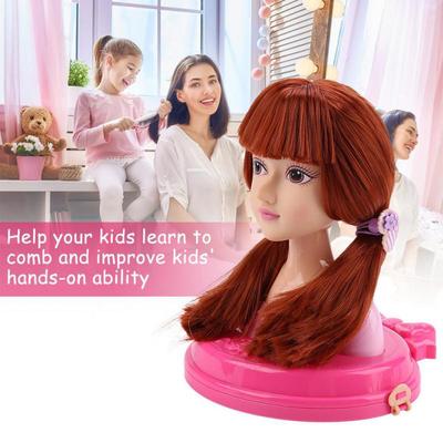 Stylish Hair Stylist Doll Hair Braiding Practice Children Pretend