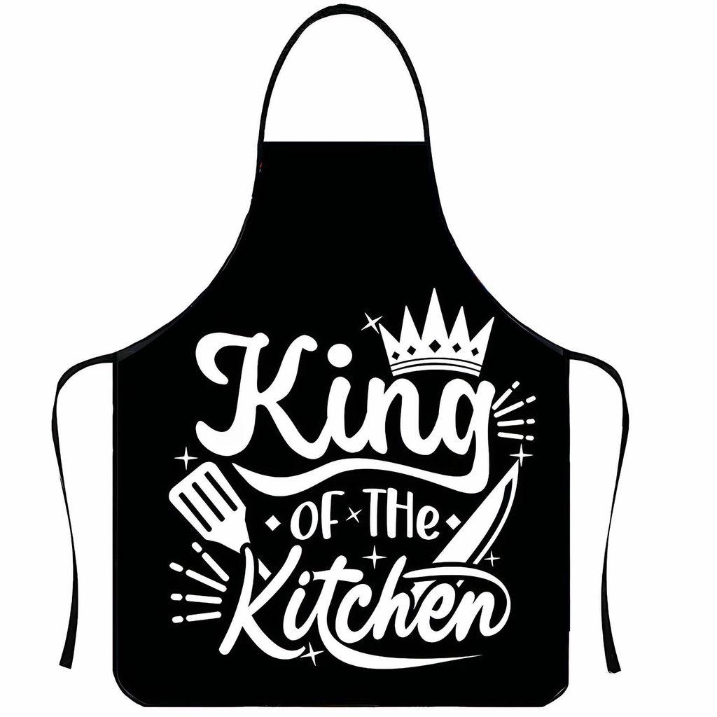 Nosleeve Waterproof Apron For Kitchen And Grilling With Colorful Abstract Design