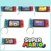 Super Mario Switch Game Console Model Keychain Pendant Keyring For Kids Gifts Xmas