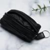 12*7cm Small Black Coin Purse Women's Purse Leather Key Bag Fashion Handbag Coin Purse