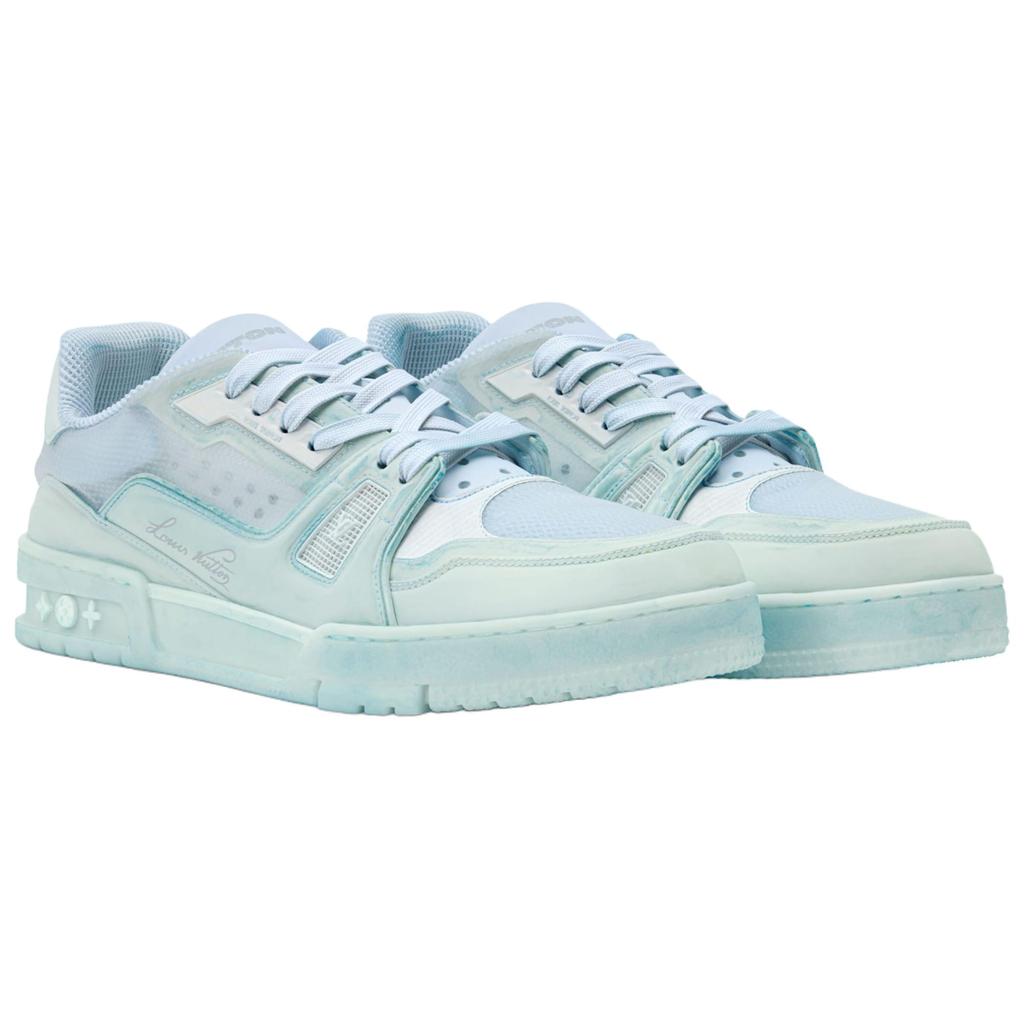 LOUIS VUITTON Trainer Low top Skateboard Shoes Unisex Sea Blue 1AJSA0