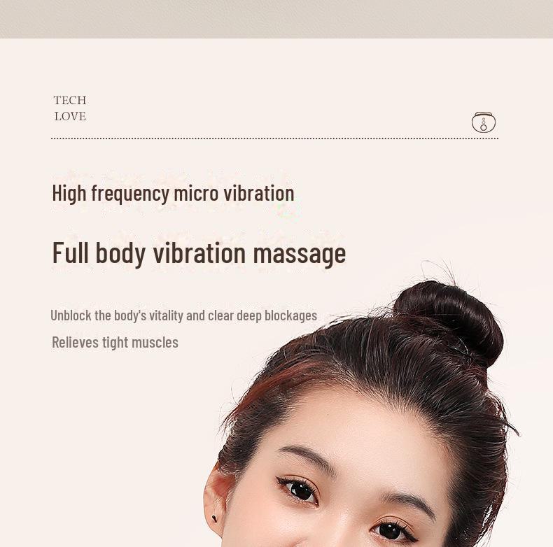 Aparat electric de masaj facial cu Bianstone și perie meridiană