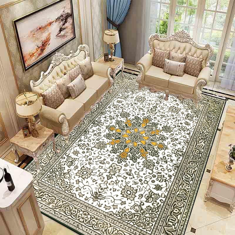 Retro Persia Carprt for Living Room Decoration Home American Style Sofa Area Rug 200x300 cm Washable Cloakroom Bedroom Floor Mat