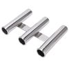 3 Tube Boat Fishing Rod Holder 304 Stainless Steel Fishing Rod Rack for Marine Yacht Ships