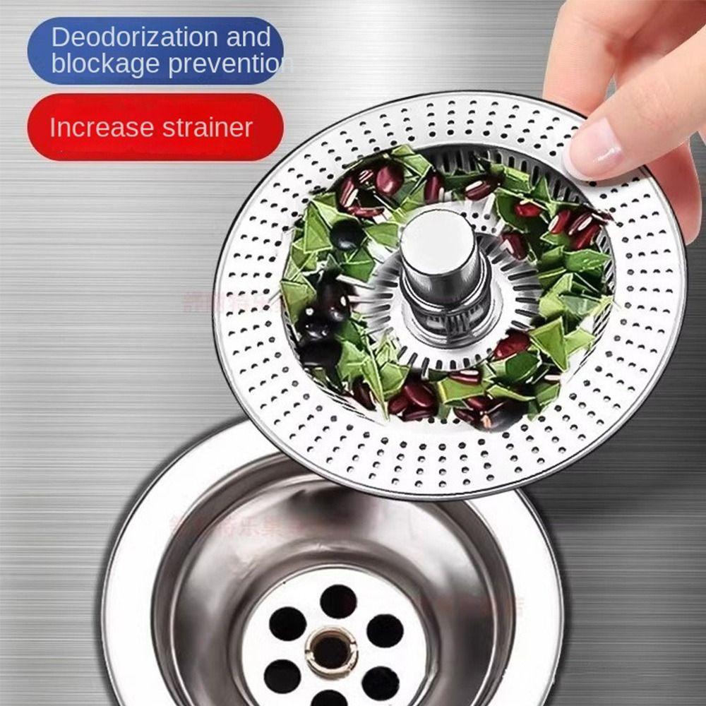 Anti-blocking Kitchen Sink Strainer Floor Drain Plug Food Waste Catcher Durable Mesh Trap