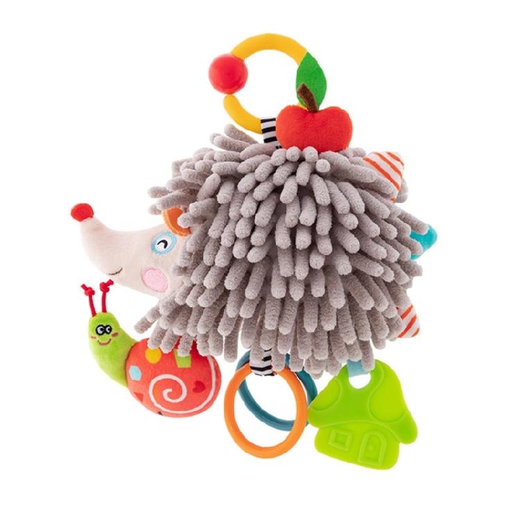 Developmental Crib Toy Feature Auditory Rattles Colorful Designs To Improve Infant Sensory Perception Coordination