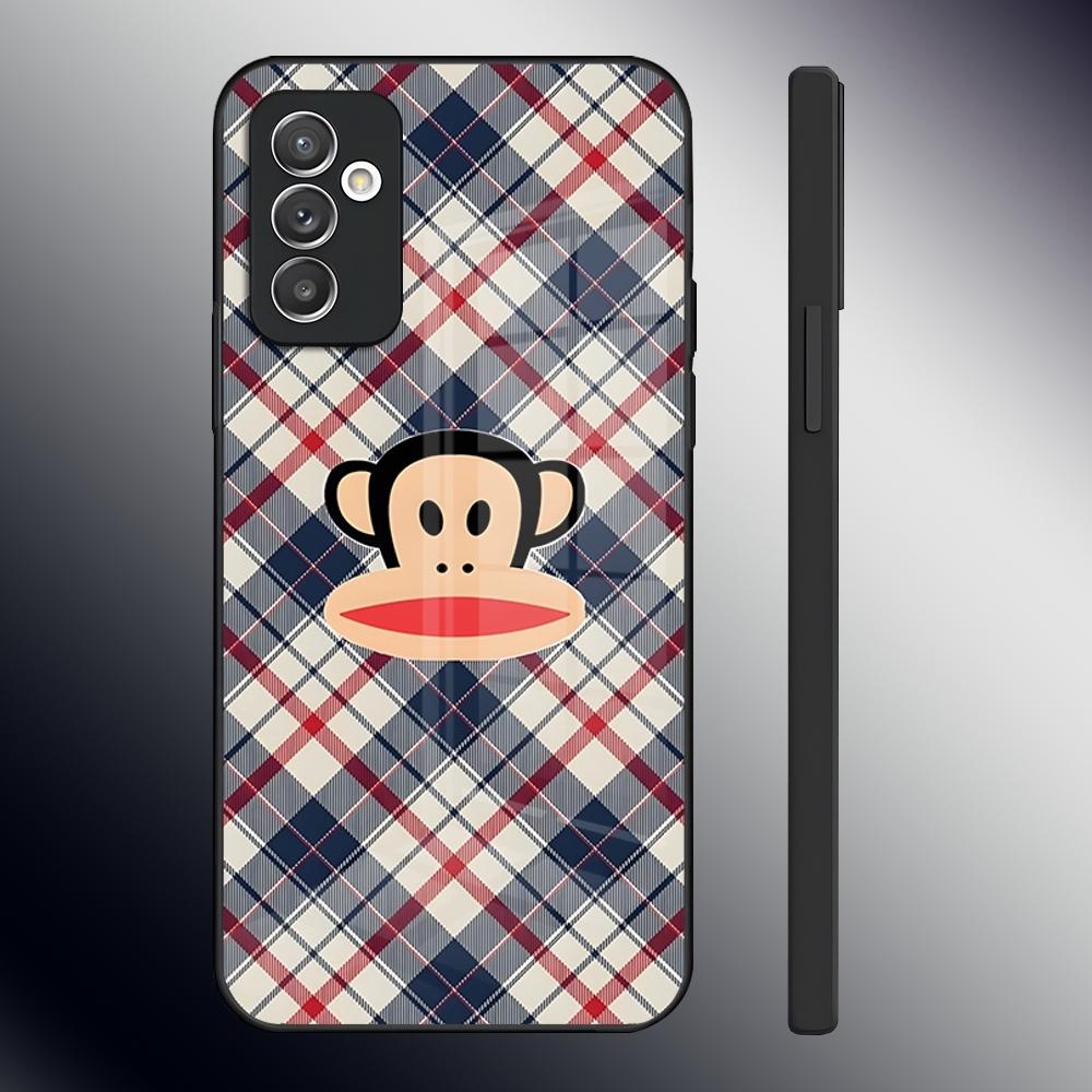 Fashion Logo P-Paul F-Frank Phone Case For Samsung S26 S24 Ultra S23 S22 S21 Fe S25 Plus A54 A34 A24 A53 A13 A16 Glass Cover