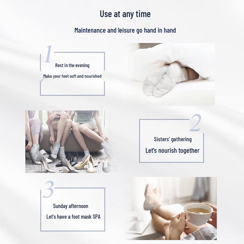 Vaseline Feuchtigkeitsspendende Fußmaske & Whisper Damenbinden Bundle