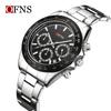 Fashion OFNS 7103 luxurious Men's Quartz Watch Three Eye Six Needle Chronograph Waterproof Night Light Men's Quartz Watch