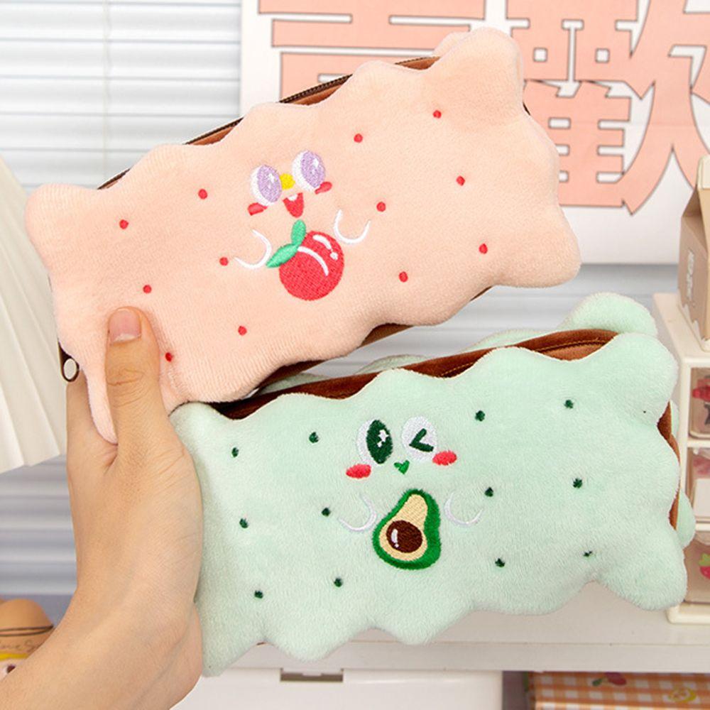 Office Supplies Fun Expression Large Capacity Pen Storage Pen Bag Pencil Case Stationery Bag