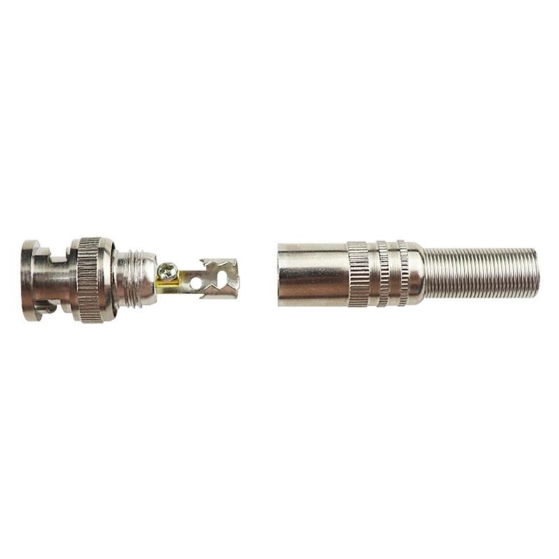 BNCQ9 Plugs High Durability For Security Cameras Featuring Not Need Soldering And Clear Signal Clarity