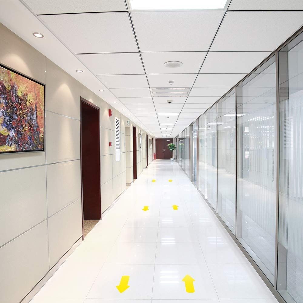 150 Stück Klebeband-Aufkleber Pfeilform Selbstklebende Etiketten Pfeil Bodenmarkierung Besprechungen