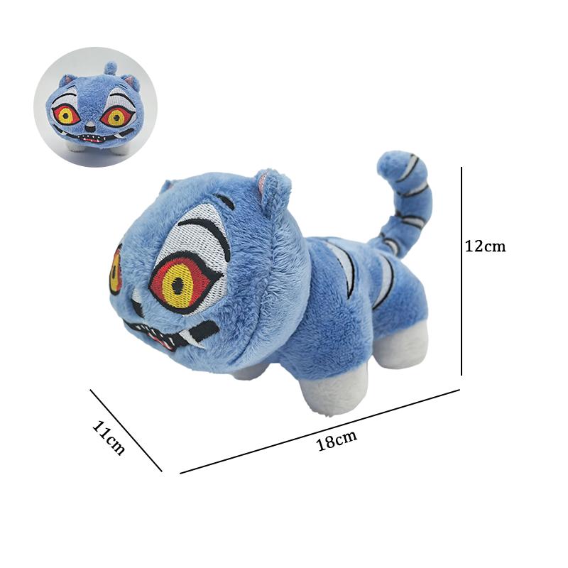 New Demon Tiger Plush Toy Hunters Kpop Soft Toy Blue Tiger Plushie Doll K Pop Stuffed Plushie Toy Christmas Birthday Gift