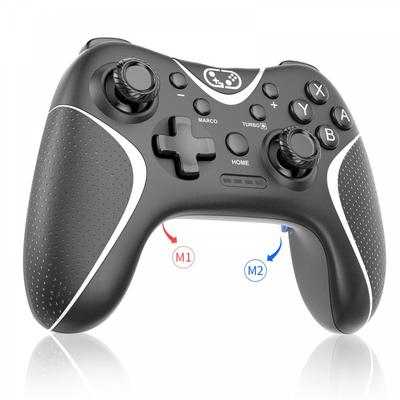 Mando Switch con botón trasero, nuevo mando Switch Pro 2023, botón de disparo automático, función macro, conexión Bluetooth 5.0, sensor giroscópico de 6 ejes