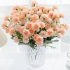 5 forks 15 heads small carnation for wedding arch decor christmas Garland accessories home Floral Arrangement artificial flowers