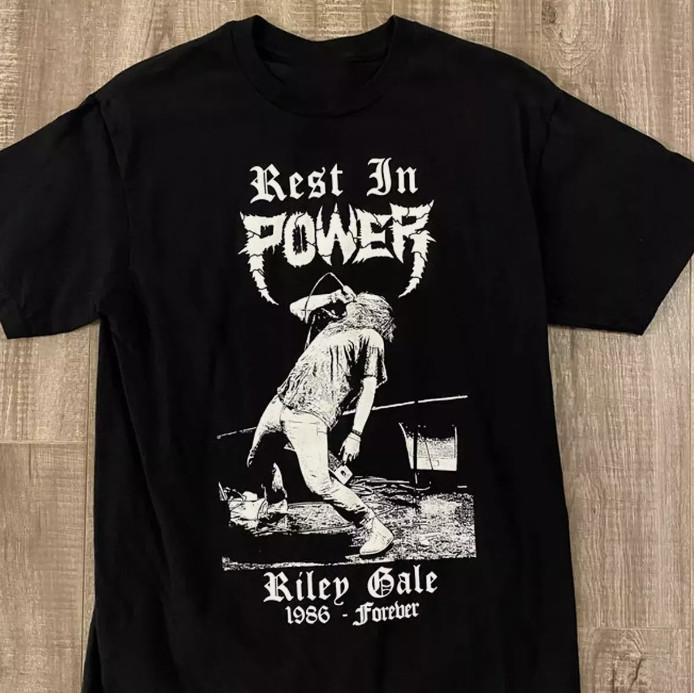 Riley Gale rest in Power Trip band Black TShirt Unisex Short SLeeve Unisex T-Shirt XXL