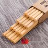 ZISIZ Natural Wenge Wood Chopsticks - 30 Pairs Set