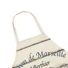 Sleeveless Apron Stain Repellent Linen Strong Absorbent Cactus Pattern Cooking Bib Kitchen Supplies