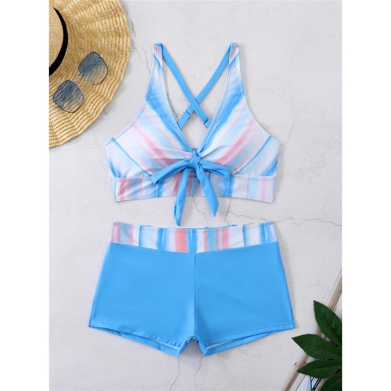 2026 High Waist Bikinis Women Sports Swimwear Print Bathing Suit Female Padded Beach Wear Bathers Swimming Swimsuit Summer